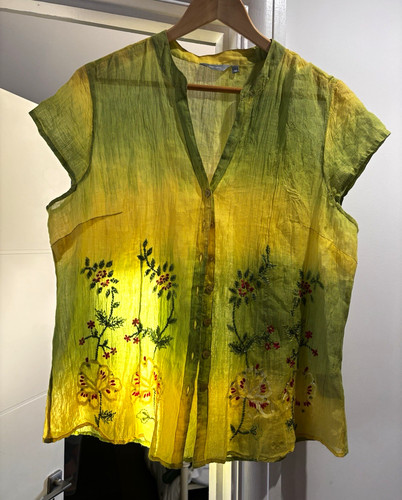 Per una green yellow floral - una,