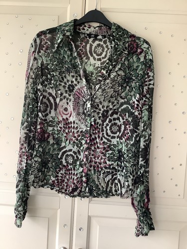 Per una sheer material blouse - sheer,