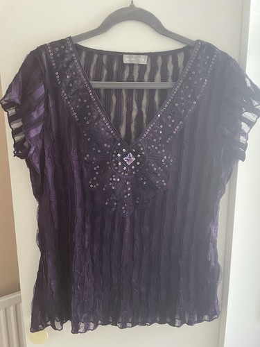 Per una women purple top - una,