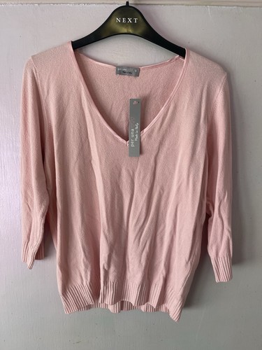 Per una ladies pink - v, neck