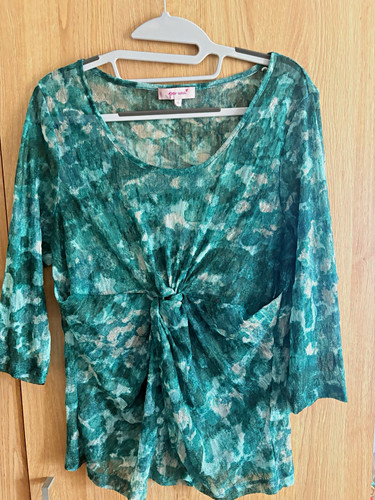 Per una green white floral - per,