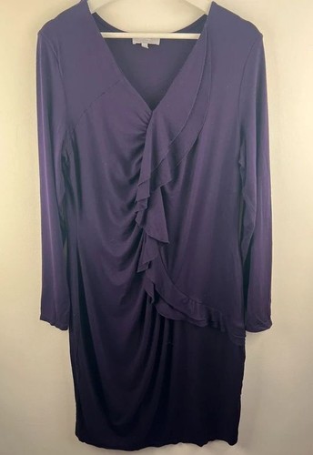 Purple ruffle dress size - purple, 16