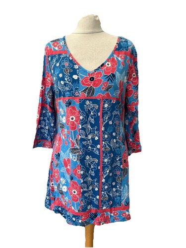 Per una blue mixed floral - blue,