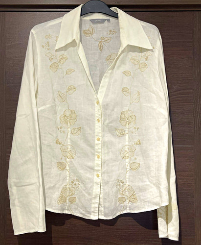 Per una white - white, linen