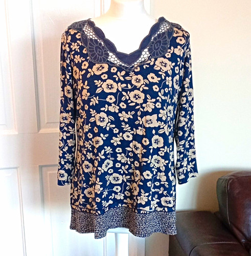 Per una size blue - una, white