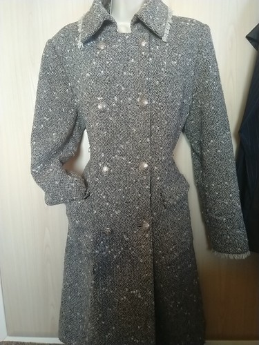 Per una tweed double breasted - una,
