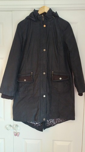 Per una quilted parka - una,