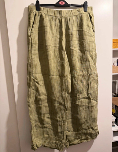 Per una womens green wide - wide, leg