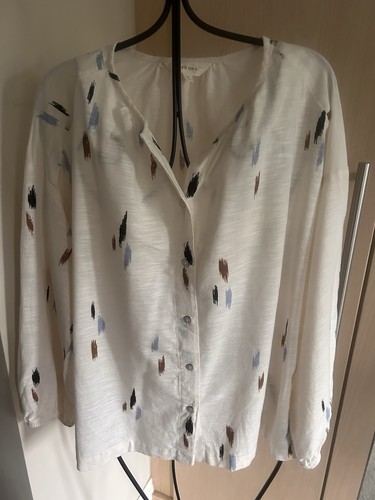 Per una cream brushed - cream, cotton