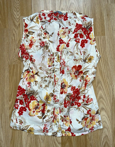 Per una floral sleeveless tie - floral,