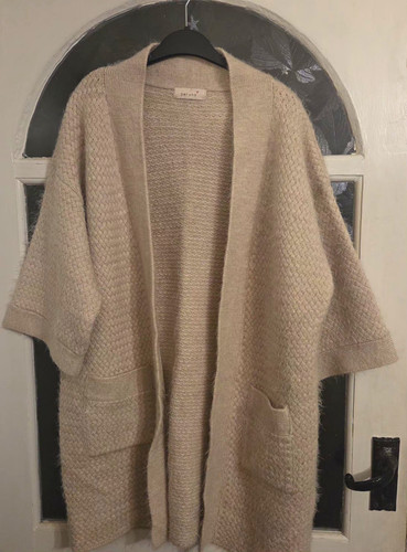 Per una oatmeal knit open - per,