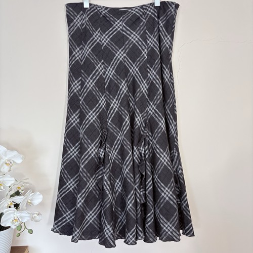 Per una grey tartan plaid - una,