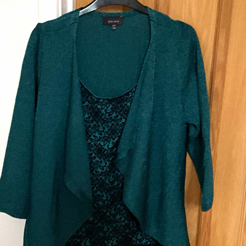 Per una green black floral - per,