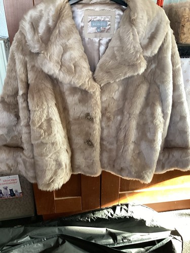 Per una beige - faux, coat