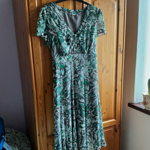 Per una size - 16, green/grey